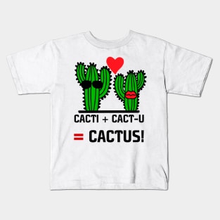 VALENTINE'S DAY - CACTUS LOVE - FEBRUARY - CARDS Kids T-Shirt